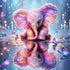 Magical Baby Elephant Wall Art DW3