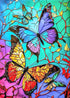 Stained Glass Butterfly Wall Art DW39
