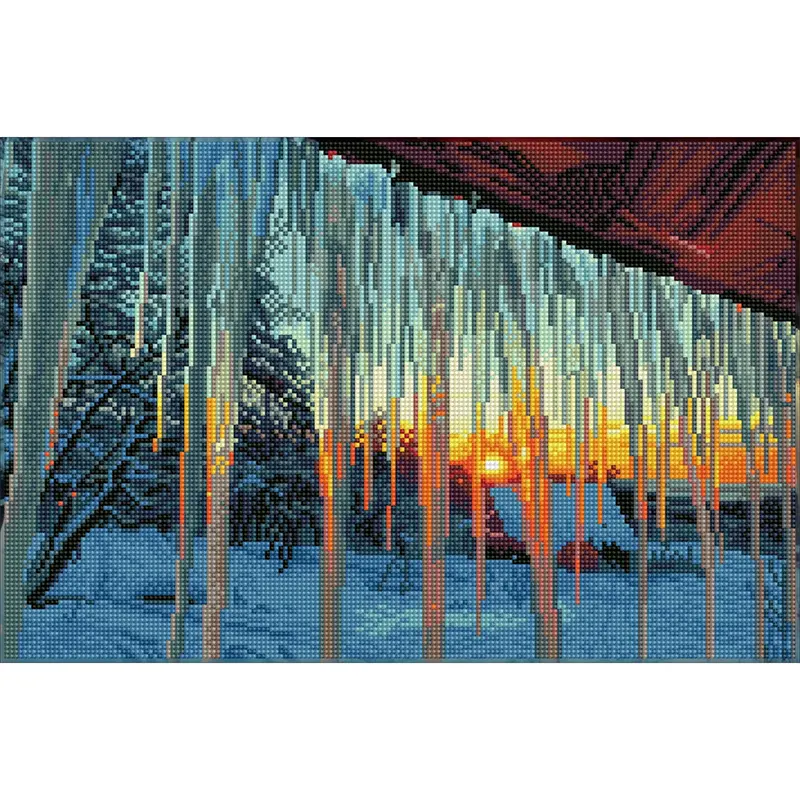 Winter Frost Art Diamond 18.5×12.2in