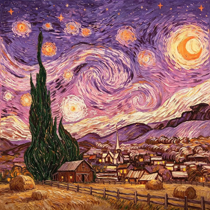 Starry Night Countryside FJ02