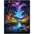 Enchanted Forest Stream Wall Art FJ05