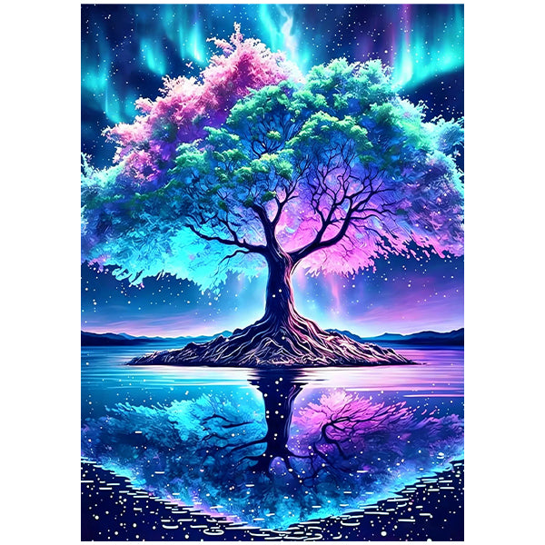 Aurora Dream Tree Wall Art FJ12