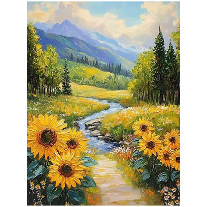 Sunflower Mountain Valley Wall Art FJ20-11.8"x 15.7&