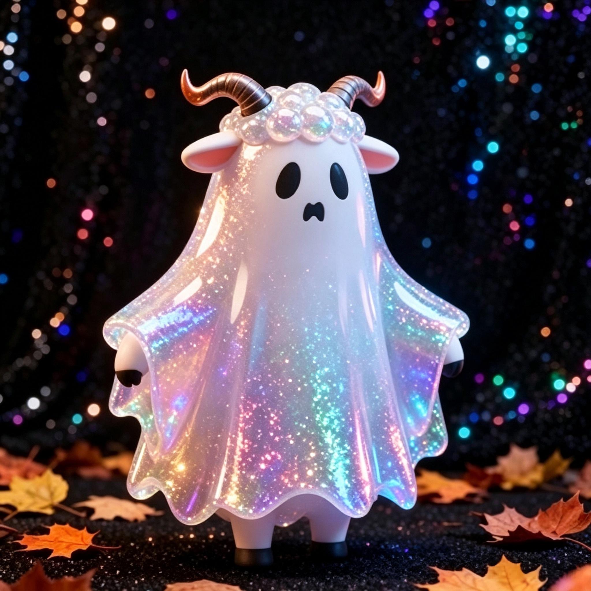 Cute Ghost Ram Halloween