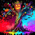 Neon Halloween Tree