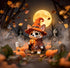 Cute Witch Corgi Halloween
