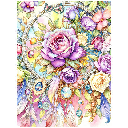 Floral Dreamcatcher Rose HH08