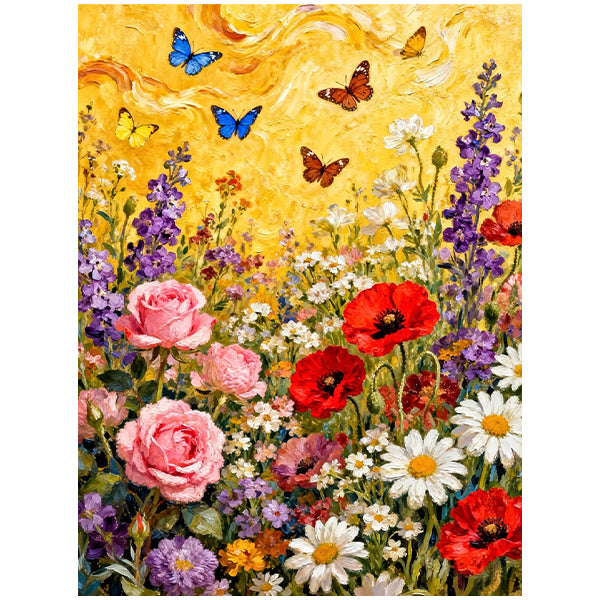 Golden Wildflower Butterfly HH11