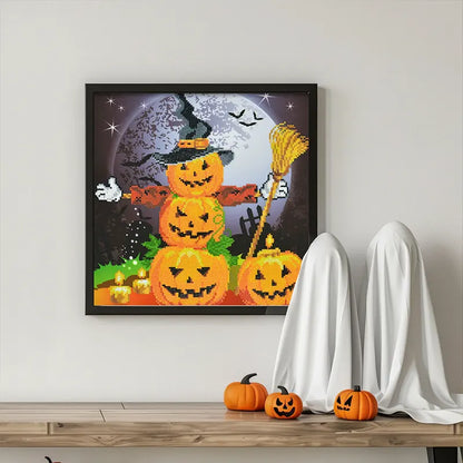 Halloween Scarecrow Art 16.5×16.5in