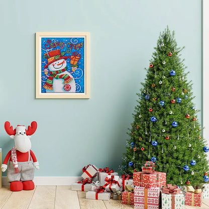 Winter Snowman Art Kit 13.8×17.7in
