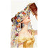 Floral Veil Woman Watercolor RW13