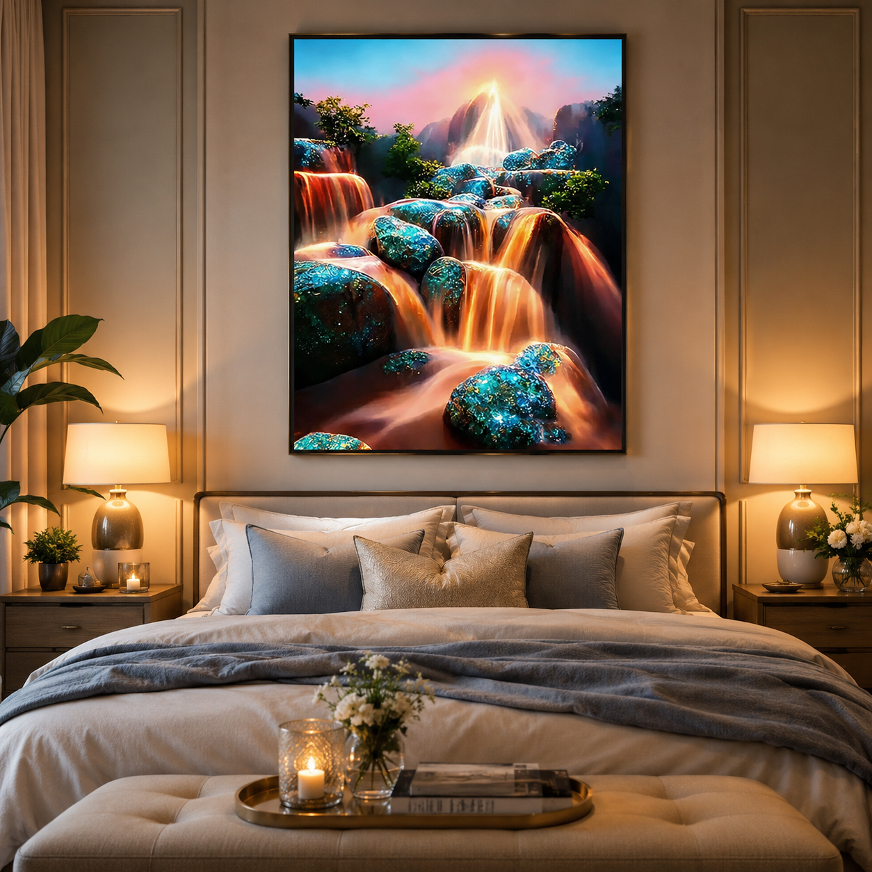 Magical Waterfall Wall Art FJ13-11.8"x 15.7&