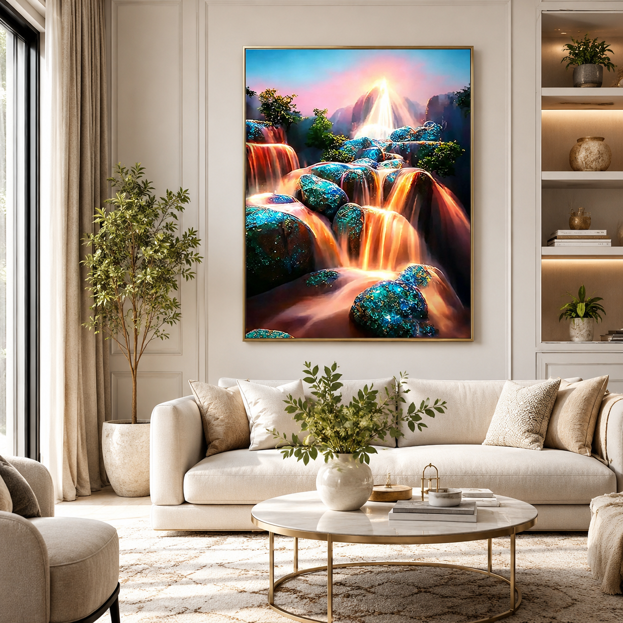 Magical Waterfall Wall Art FJ13-11.8"x 15.7&