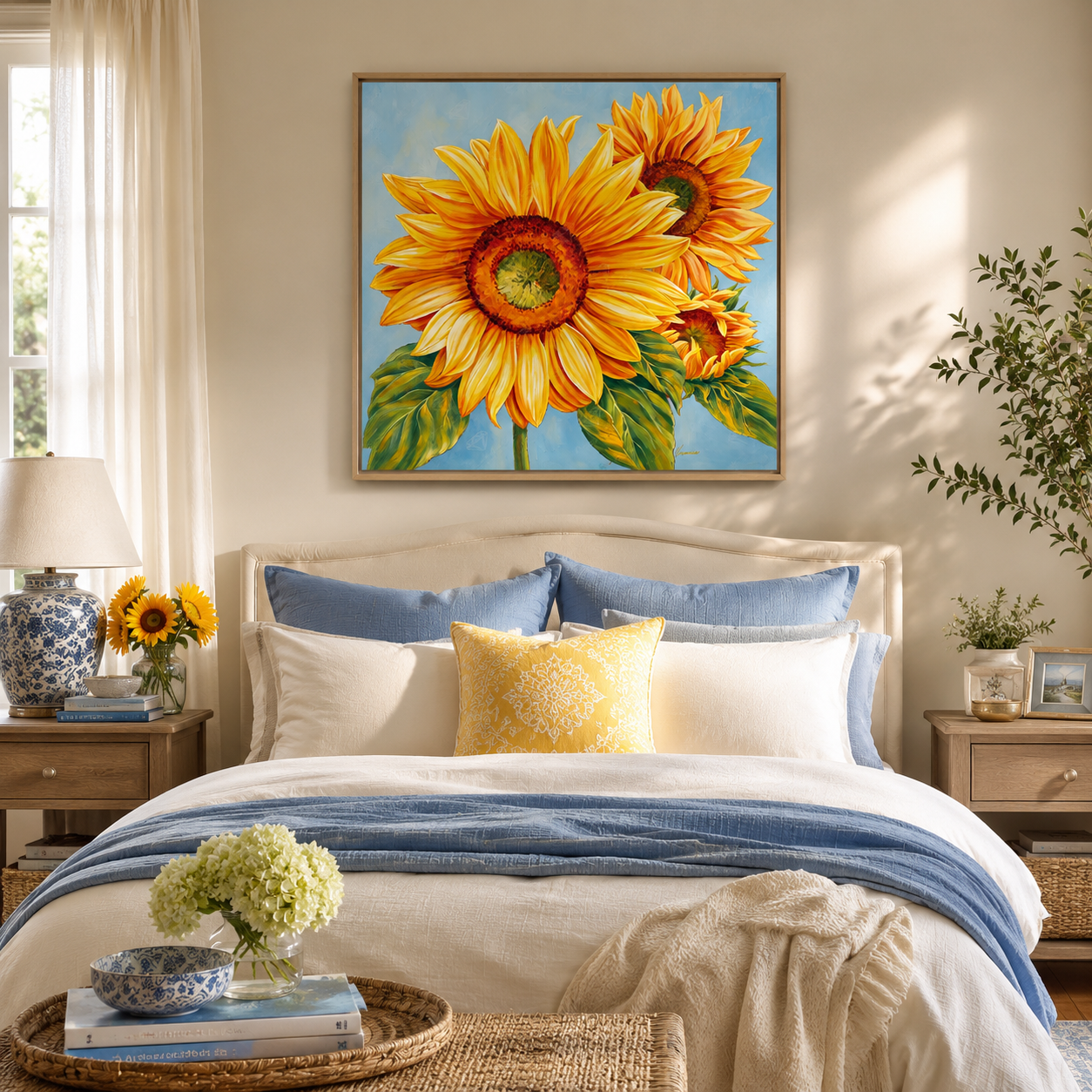 Sunflower Bloom Wall Art HH01—11.8&