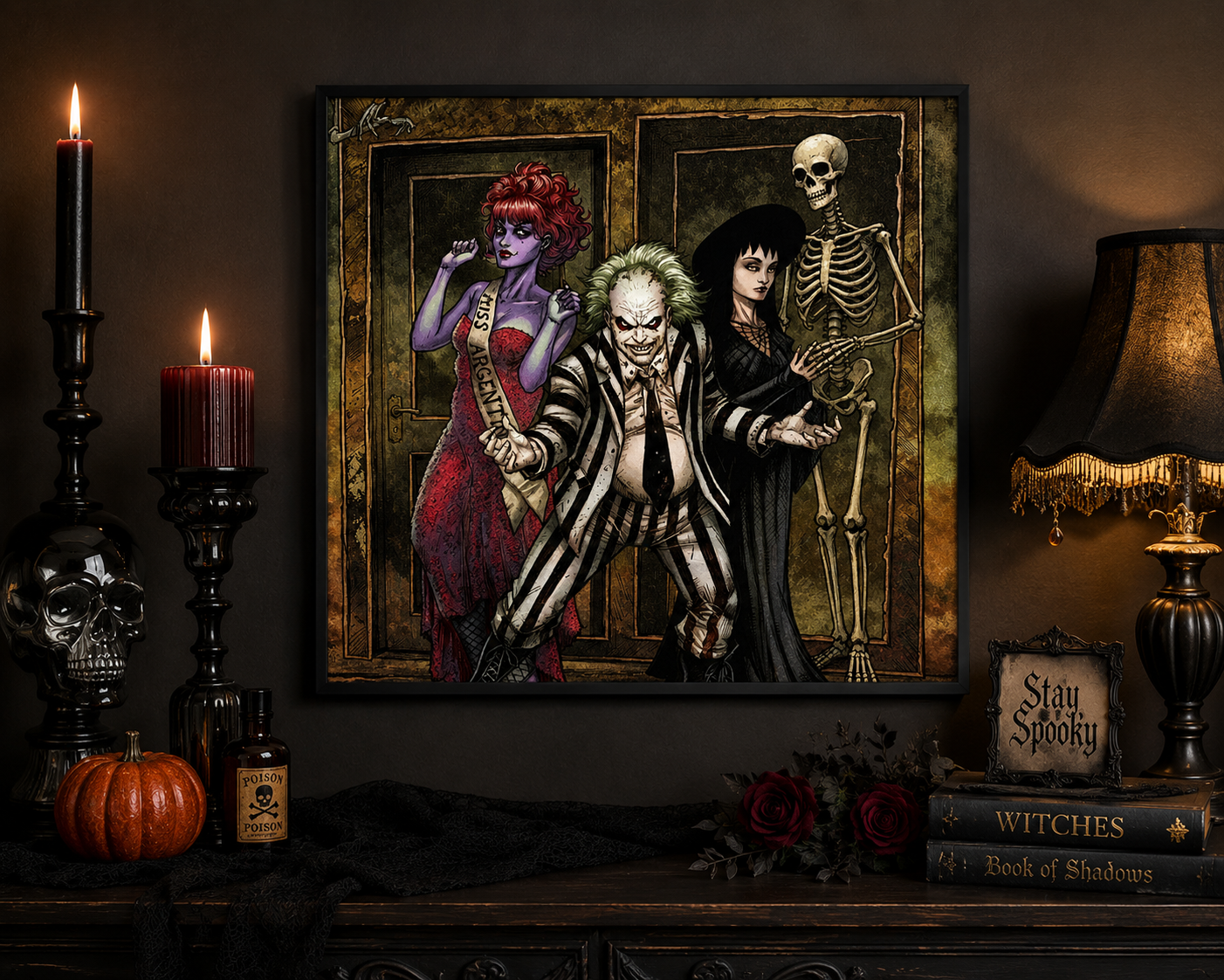 Gothic Haunted House Diamond Painting Kit