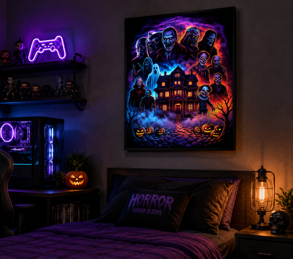 Haunted House Monster Diamond Painting Kit