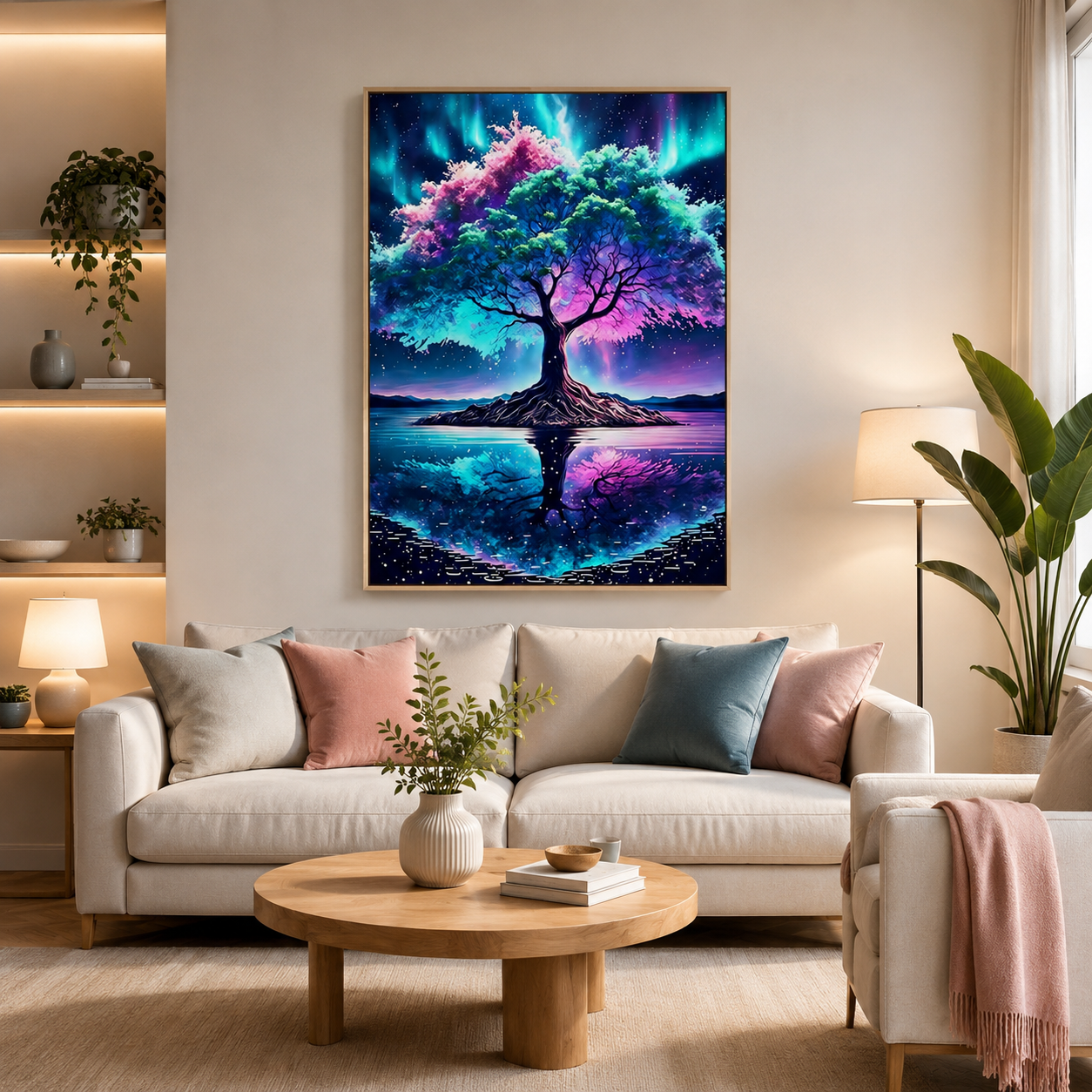 Aurora Dream Tree Wall Art FJ12-11.8"x 15.7&
