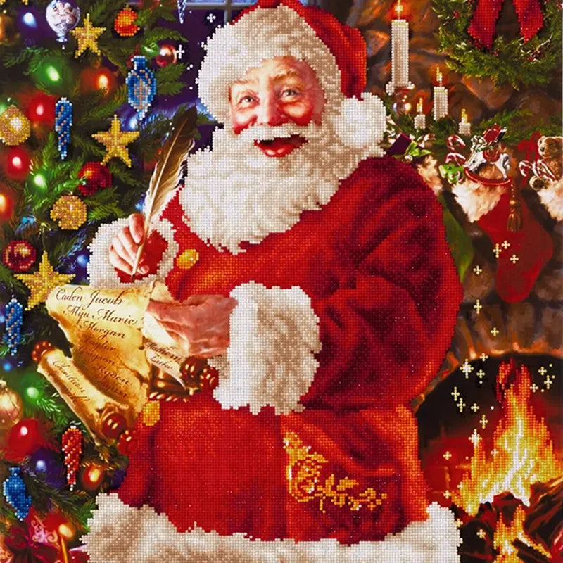 Santa Christmas Diamond 22.4×28.4in