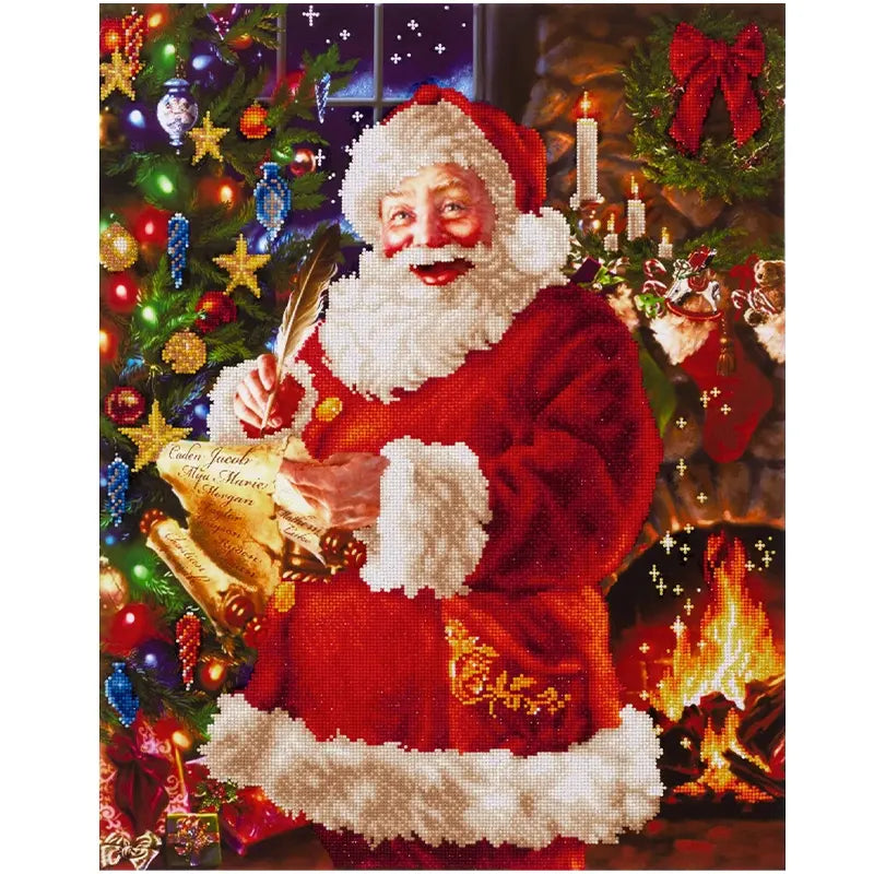 Santa Christmas Diamond 22.4×28.4in