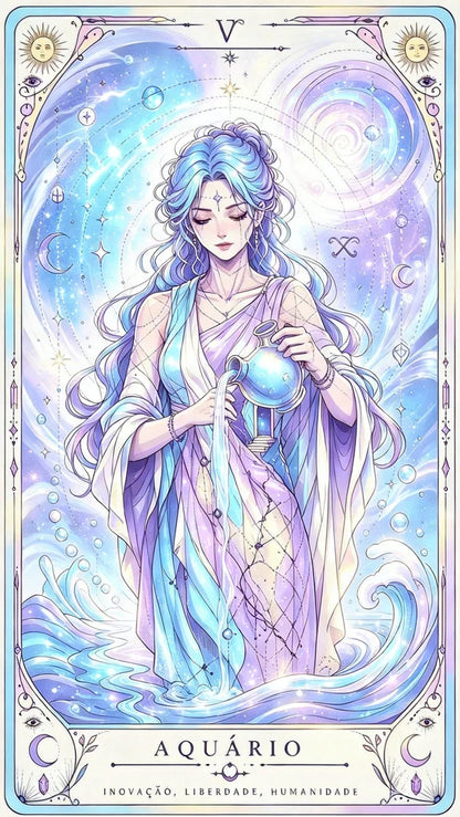 Mystic Zodiac Diamond Painting Collection – 12 Celestial Tarot DIY Art Kits