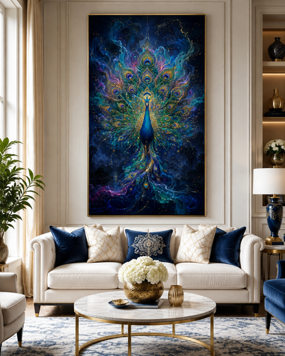Elegant Peacock Diamond Painting Kit