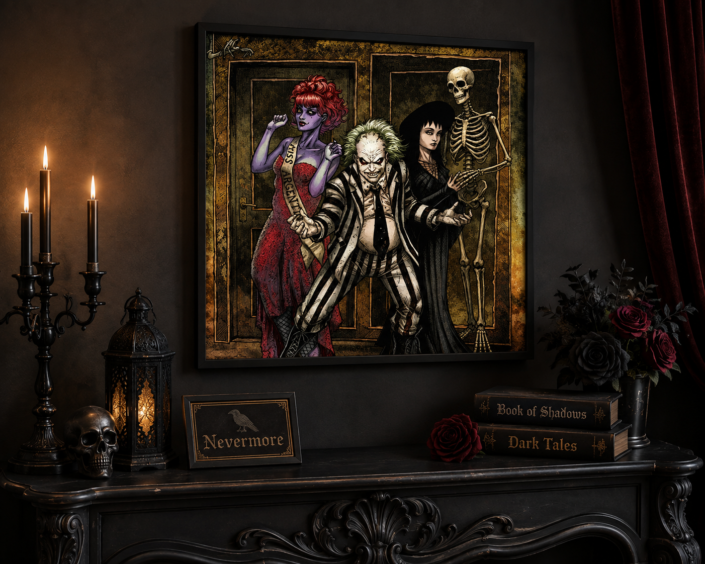 Gothic Haunted House Diamond Painting Kit