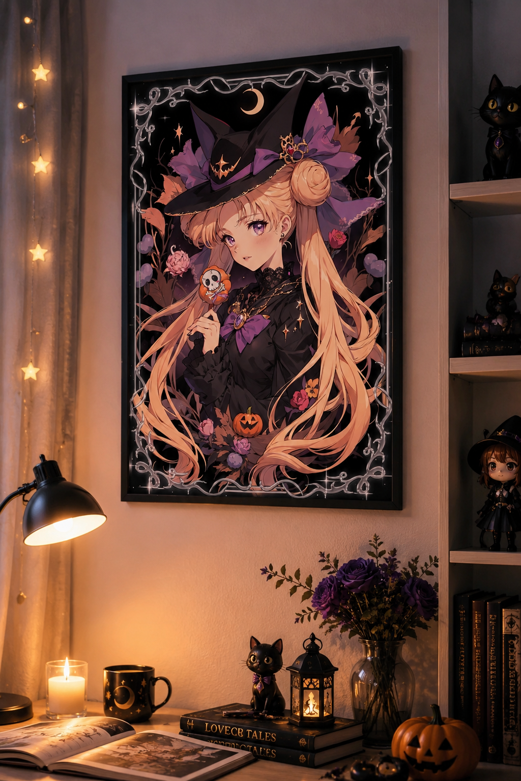 Anime Witch Diamond Painting Kit-11.8" x 15.7"