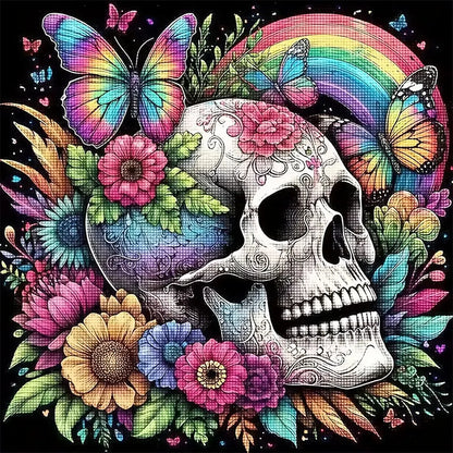 Neon Skull Bloom Kit 13.8" x 13.8"