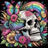 Neon Skull Bloom Kit 13.8" x 13.8"