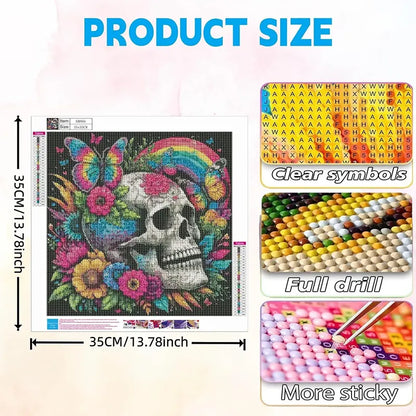 Neon Skull Bloom Kit 13.8" x 13.8"
