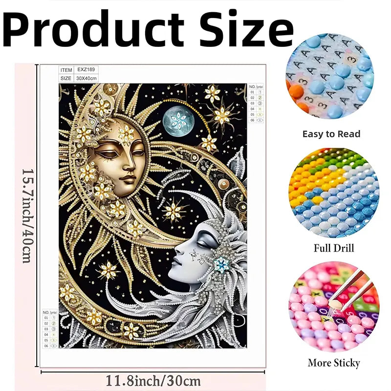 Celestial Sun Moon Kit 11.8" x 15.7"