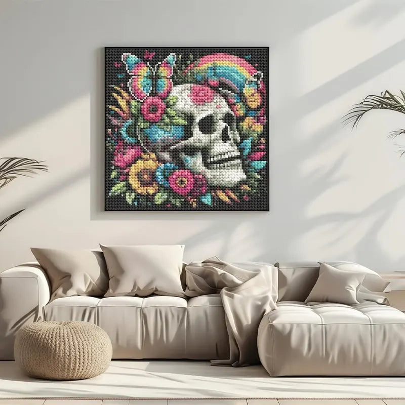 Neon Skull Bloom Kit 13.8" x 13.8"