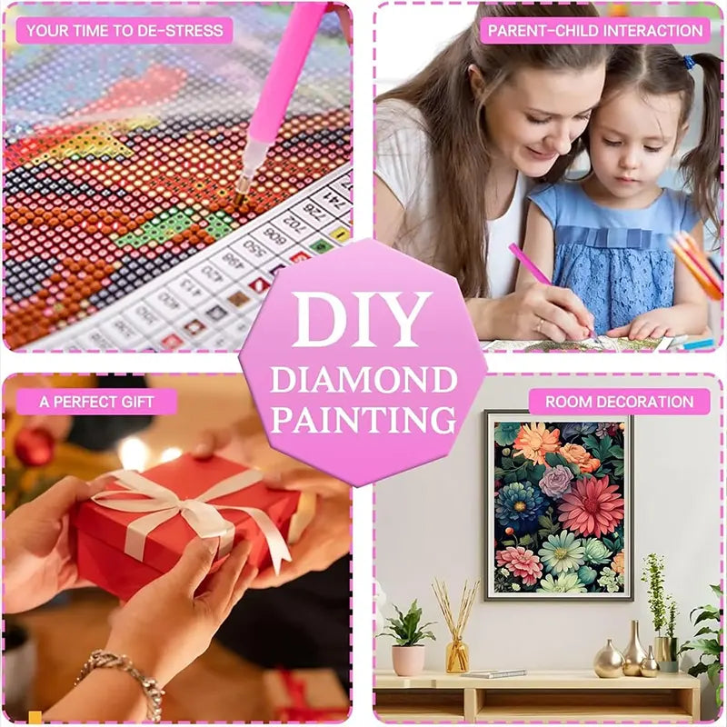 Blossom Charm Diamond Kit 12" x 16"